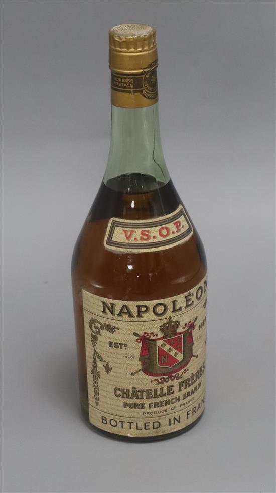 One bottle of Napoleon French brandy